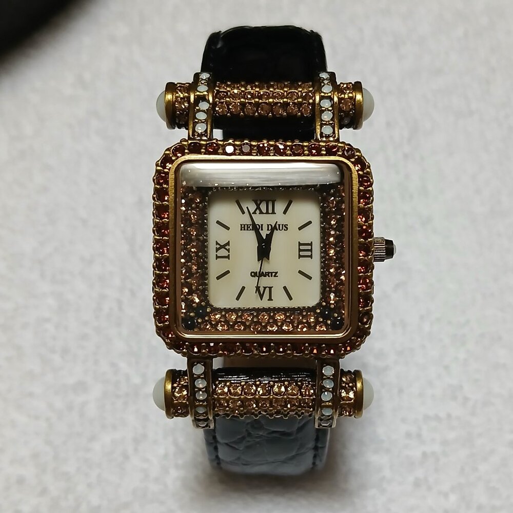 Heidi Daus "Timeless Beauty" Watch -- NOS with Box